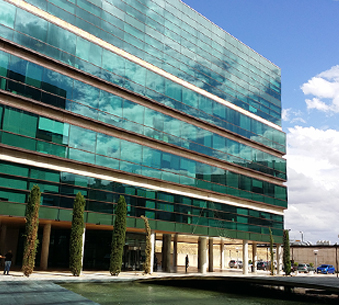 Edificio de Intecsa Industrial en Madrid, España.