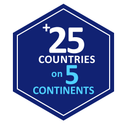 Petrochemical and refining in 25 countries on five continents